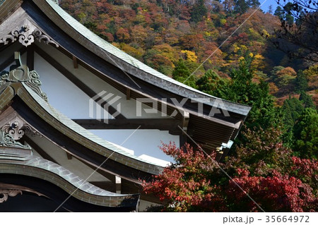 秋の英彦山 紅葉の風景 秋の英彦山 紅葉の風景 35664972