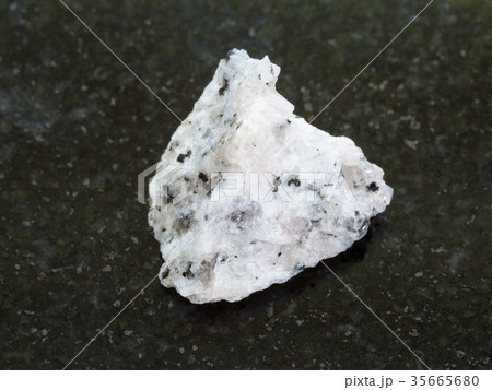 raw Diorite stone on dark background raw Diorite stone on dark background 35665680