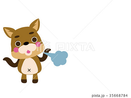 柴犬 子犬のキャラクター 子犬のクリップアート 戌年 のイラスト素材