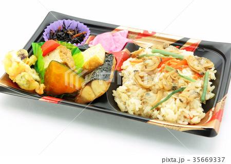 アサリと生姜の炊き込みご飯弁当 35669337