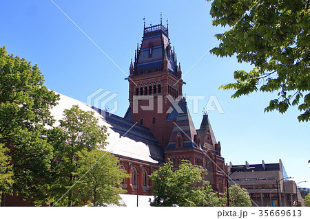 ハーバード大学周辺の風景・サンダース劇場(アメリカ) ハーバード大学周辺の風景・サンダース劇場(アメリカ) 35669613
