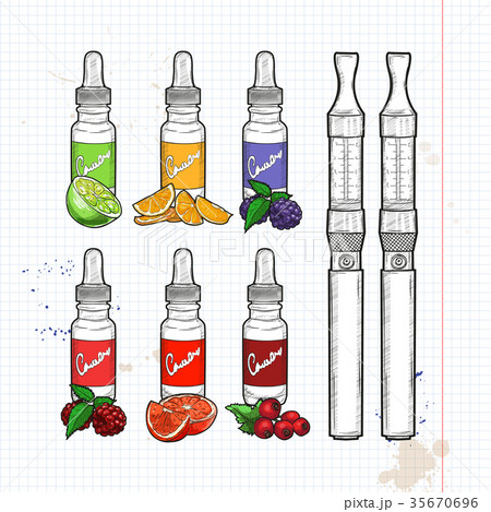 Vector Vape Penのイラスト素材