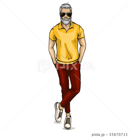 Vector man model 35670715