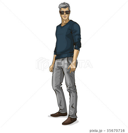 Vector man model 35670716