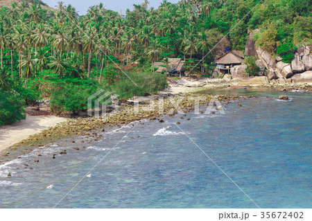 Rocky shore in Thailand 35672402