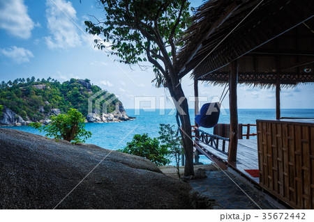 Beach shelter in Thailand Beach shelter in Thailand 35672442