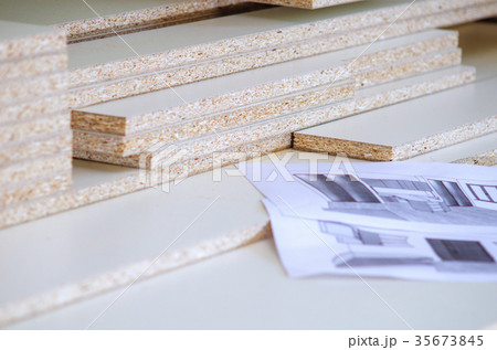 board chipboard cut parts 35673845