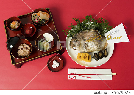 お食い初めの料理 35679028