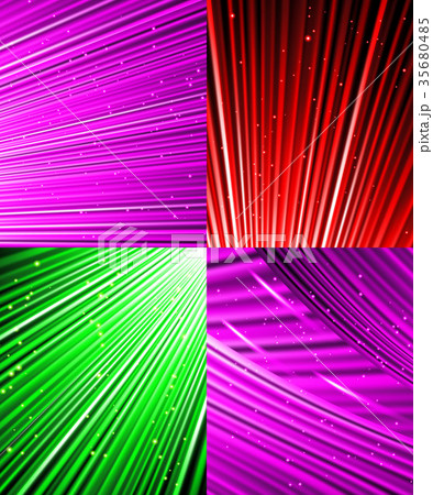 Set of Snow and stars are falling on the backgroun 35680485