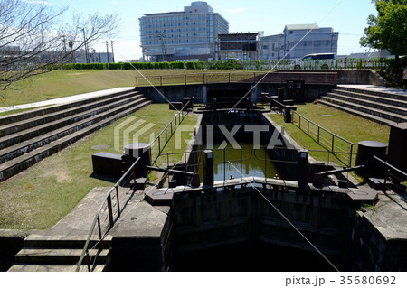 牛島閘門（カナルパーク） 35680692