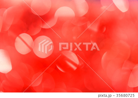 Abstract red bokeh. Christmas background texture 35680725