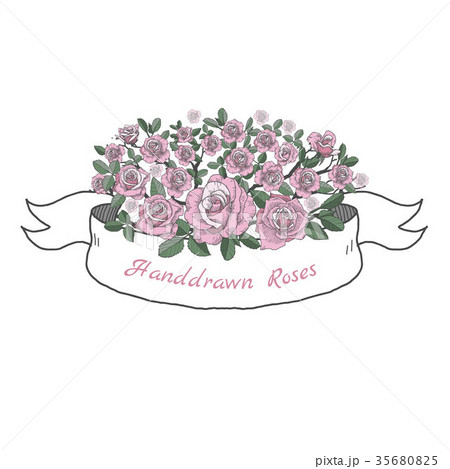 Flower ribbon of rose. 35680825