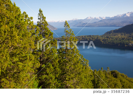 Lakes Nahuel Huapi and mountain Campanario 35687236