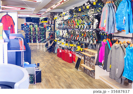 Image of sport store with equipment 35687637