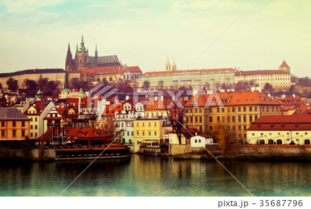 View of Prague Castle, Czechia 35687796