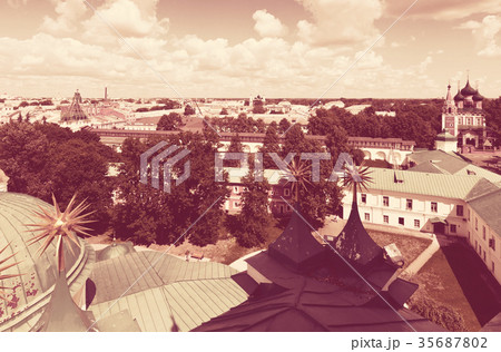 Top view of old Yaroslavl. Russia Top view of old Yaroslavl. Russia 35687802