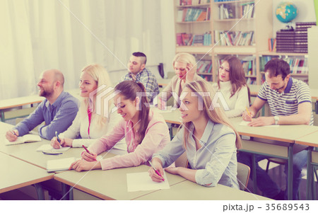 Students at extension courses Students at extension courses 35689543
