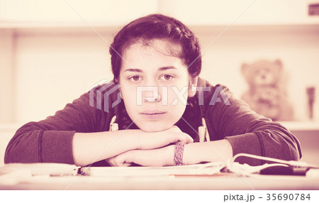 Girl being sad Girl being sad 35690784