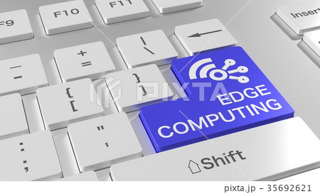 Edge computing white keyboard Edge computing white keyboard 35692621
