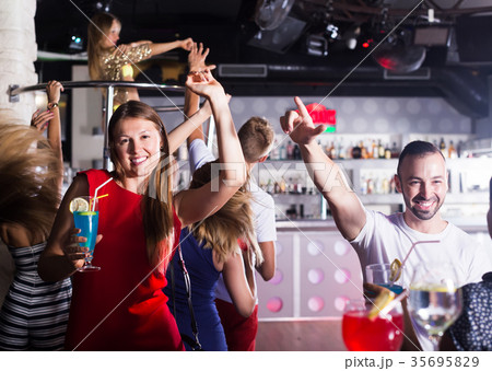 People joying in nightclub People joying in nightclub 35695829