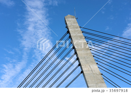 比美乃江大橋の主塔 35697918