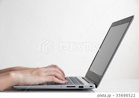 Business man use the computer notebook for working Business man use the computer notebook for working 35698522