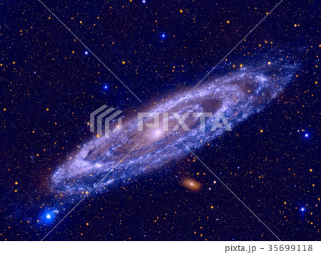 Andromeda Galaxy is a nearest spiral galaxy. 35699118