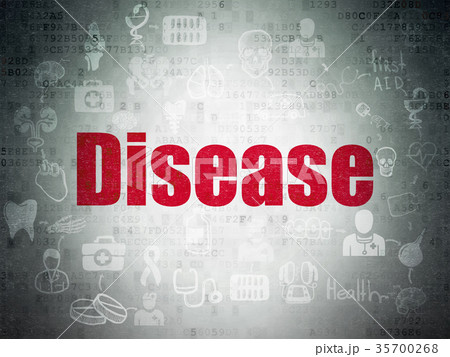 Medicine concept: Disease on Digital Data Paper 35700268