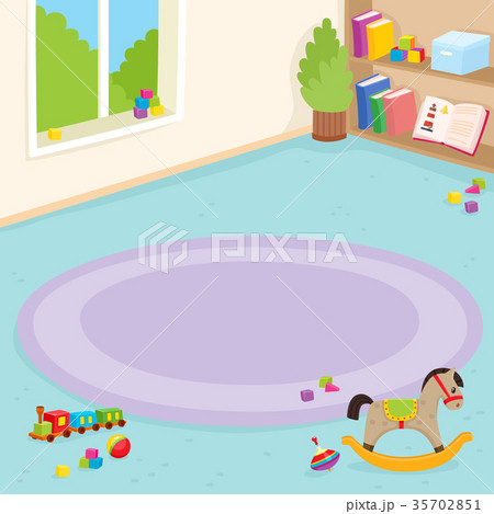 Kindergarten room, playroom interior 35702851