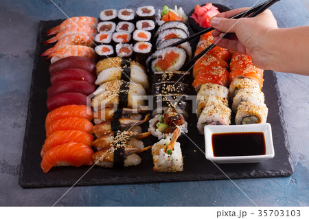 Japanese sushi dish Japanese sushi dish 35703103