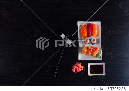 Japanese sushi dish Japanese sushi dish 35703268