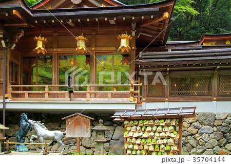 京の奥座敷 貴船神社 絵馬発祥の社 京の奥座敷 貴船神社 絵馬発祥の社 35704144
