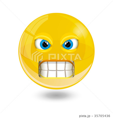 Yellow smiley emoticons, emoji, vector 35705436