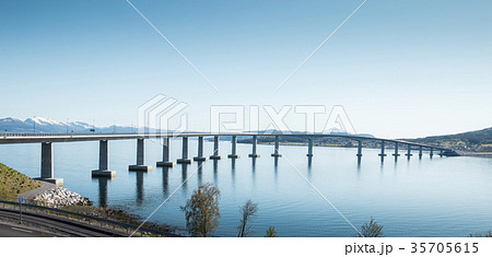 Bridge on Atlantic Road in Norway Bridge on Atlantic Road in Norway 35705615
