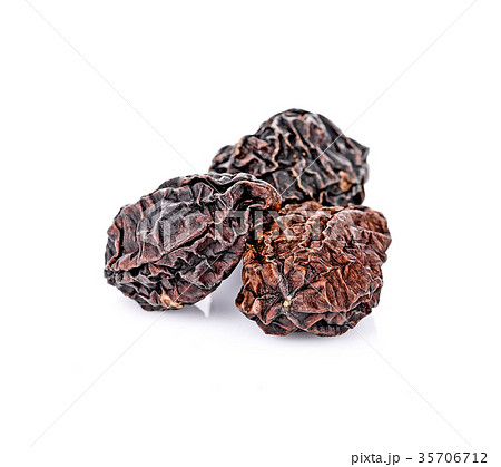 Chebulic Myrobalans isolated on white background Chebulic Myrobalans isolated on white background 35706712