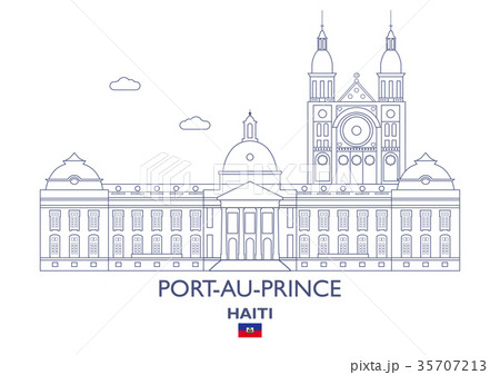 Port-Au-Prince City Skyline, Haiti 35707213