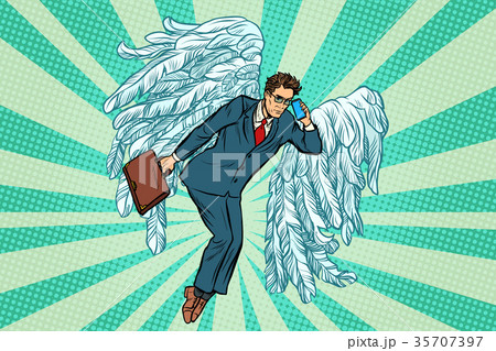 Business angel businessman 35707397
