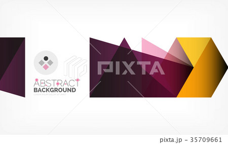 Geometric polygonal vector background Geometric polygonal vector background 35709661