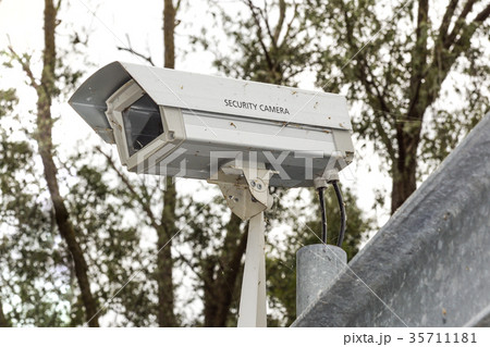 The Old CCTV Security Camera operating long time The Old CCTV Security Camera operating long time 35711181