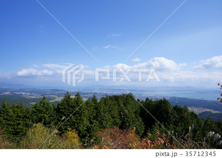 比叡山・奥比叡ドライブウェイのびわ湖展望台からの眺め 35712345