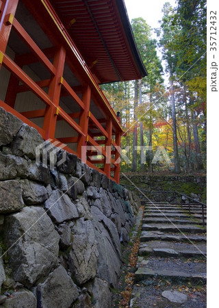 比叡山・横川の横川中堂と紅葉 35712432