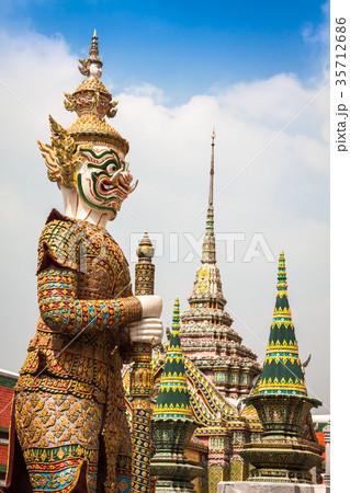 Demon Guardian Wat Phra Kaew Grand Palace  35712686