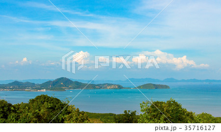 Beautiful Phuket view from Khao-Khad Views Tower Beautiful Phuket view from Khao-Khad Views Tower 35716127
