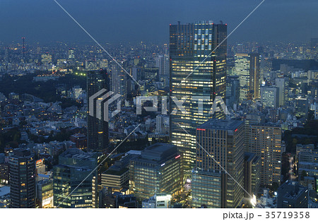 東京夜景　六本木 35719358