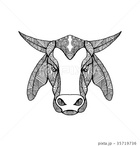 Brahma Bull Head Mandala 35719736