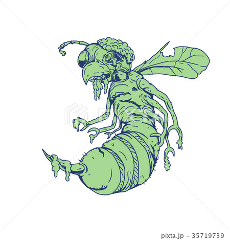 Zombie Bee Cartoon Zombie Bee Cartoon 35719739