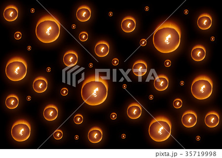 Yee Peng Lantern or Yi Peng Fire Paper Lamp 35719998