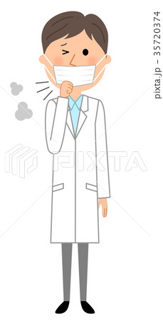 白衣の男性 体調不良 白衣の男性 体調不良 35720374