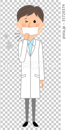 白衣の男性 体調不良 白衣の男性 体調不良 35720374