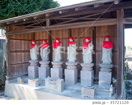 川越市 大蓮寺　六地蔵尊 　 35721120